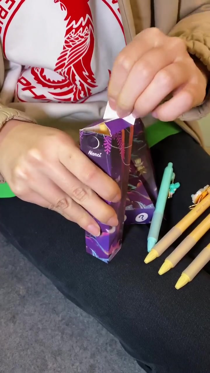 挑战8个文具盲盒拆出隐藏款狐仙!#盲盒#nanci囡茜#挑战