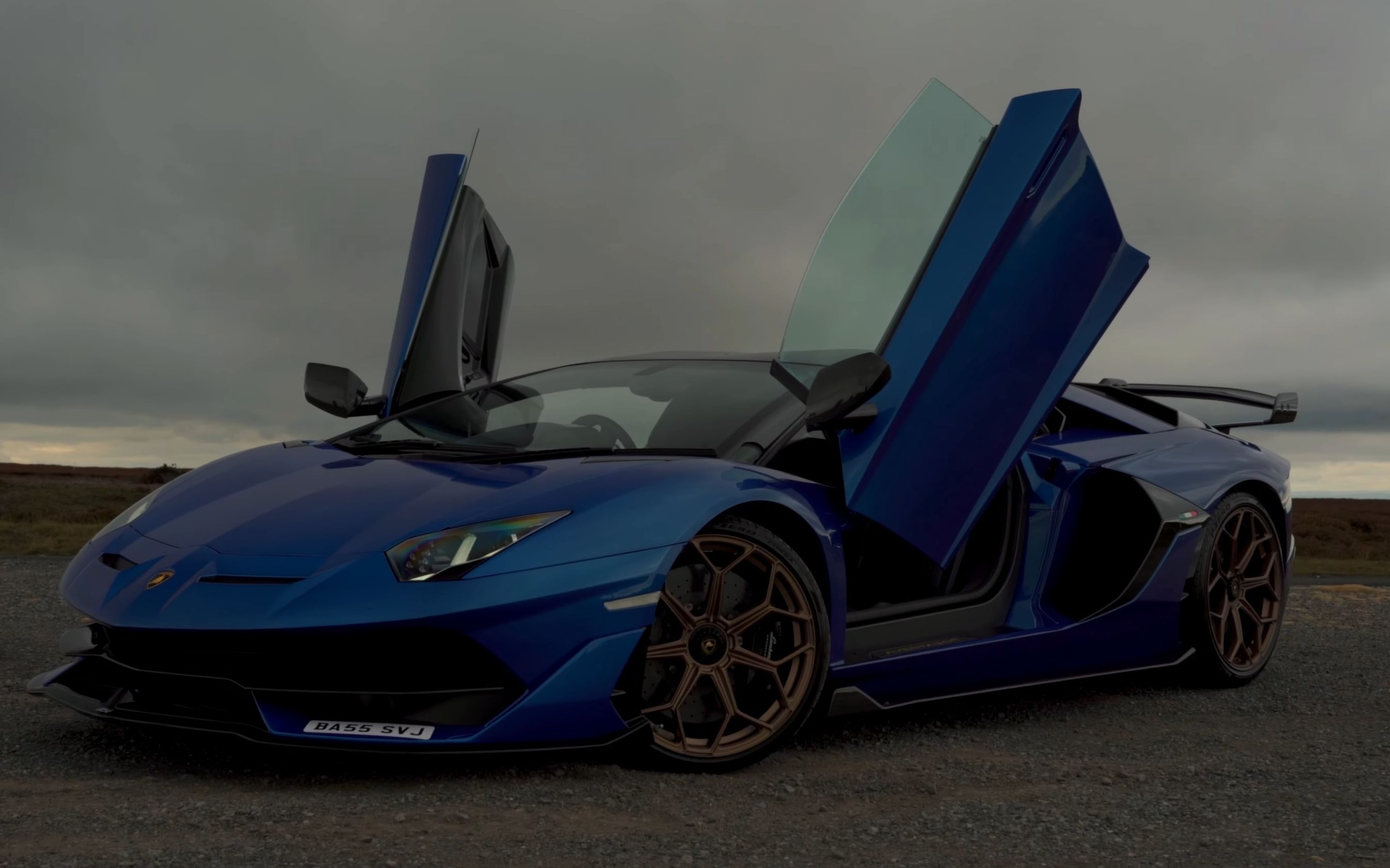 lamborghini aventador svj roadster gintani exhaust 4k cinematic