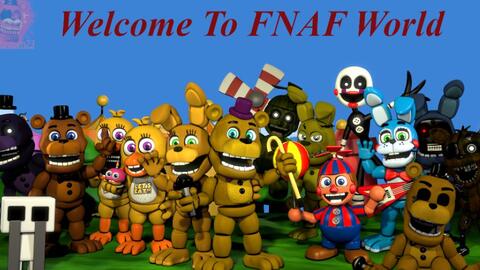FNAF WORLD REDACTED无解说全流程+所有奖杯。（玩具熊世界篇重制版