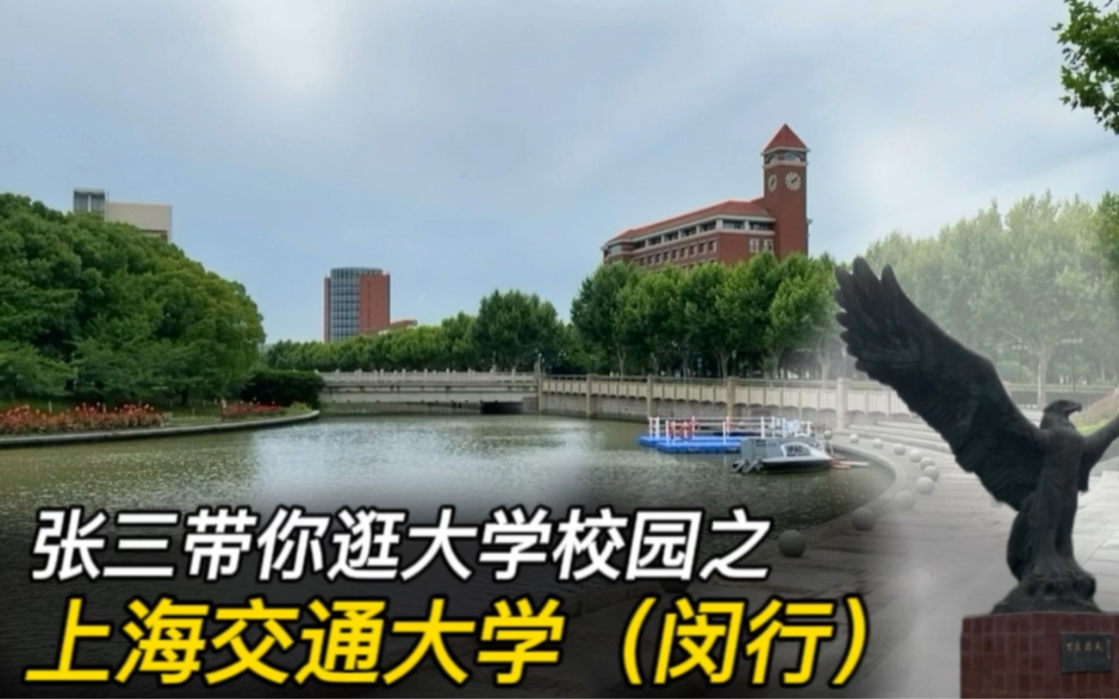 逛上海交通大学(闵行主校区)校园,详细讲解哔哩哔哩bilibili