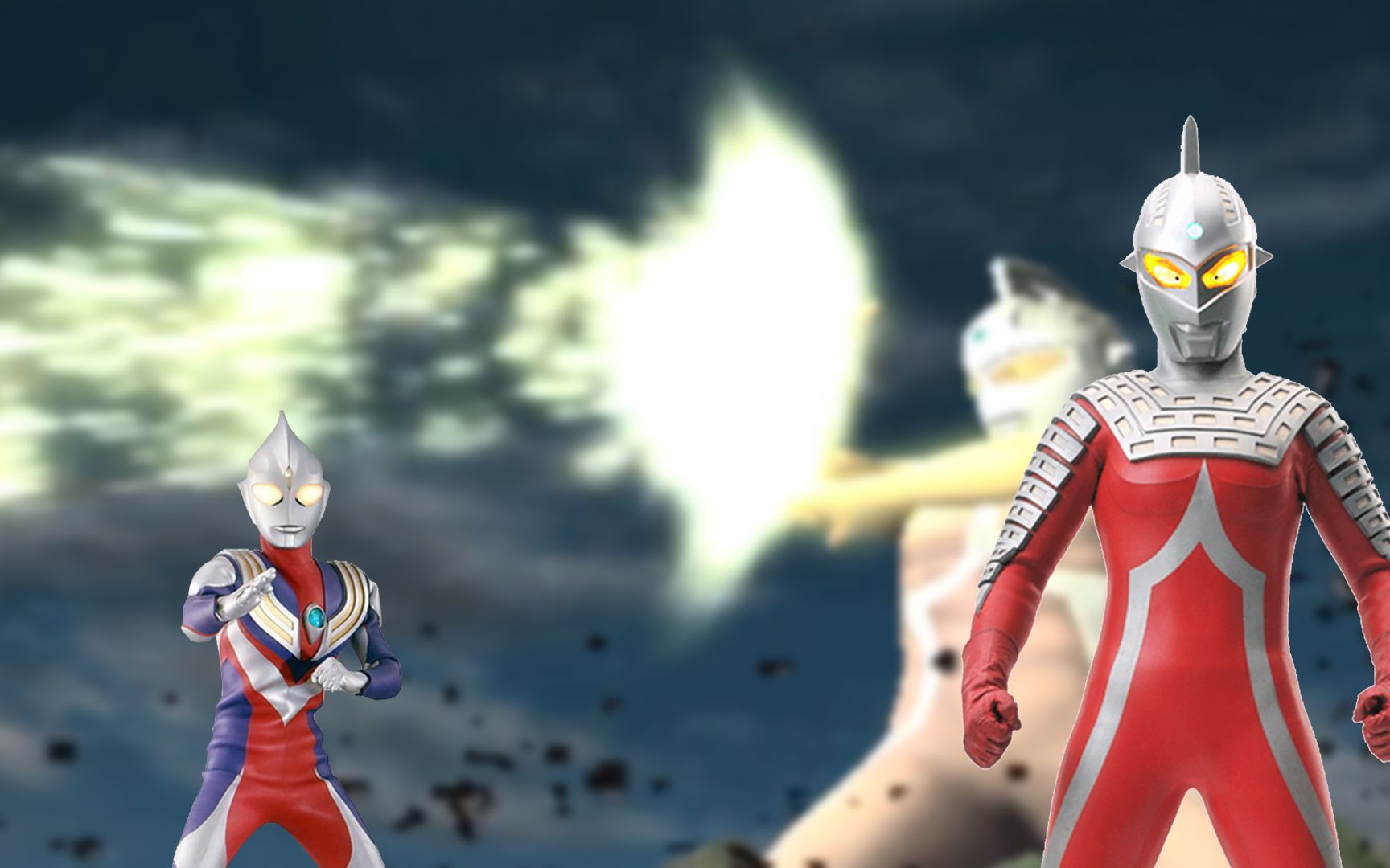 奥特小剧场:迪迦:赛文你不讲武德!