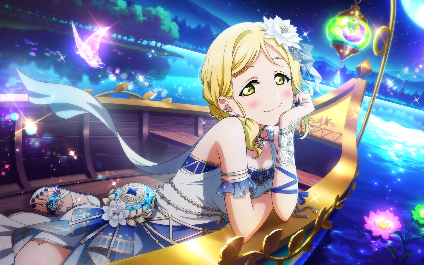 【llas/4k最高画质】小原鞠莉扭蛋ur - 「月夜下的维纳斯」鉴赏