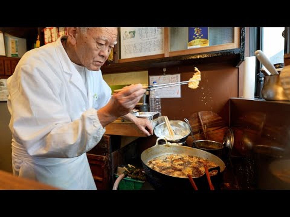 【日本美食】累并快乐着,在博多经营了六十七年的天妇罗餐厅哔哩哔哩bilibili