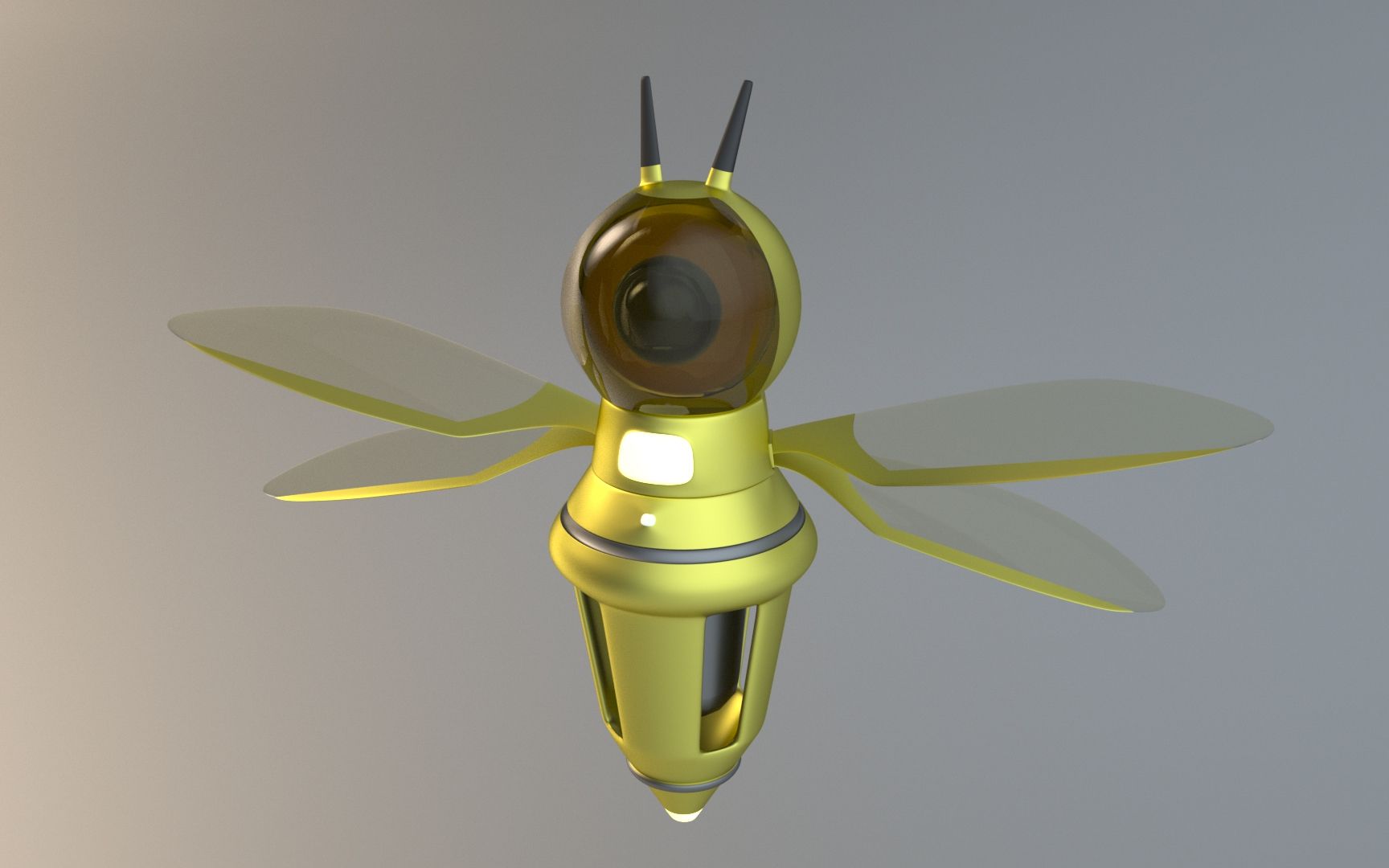 (3d大赛作品)无人侦查蜂