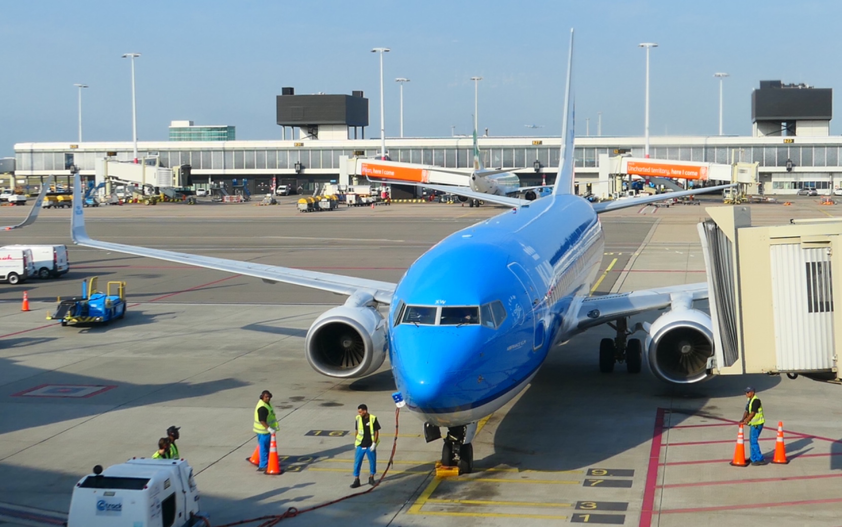 【jetblast aviation】klm荷兰皇家航空b737-800落地巴塞罗那el prat