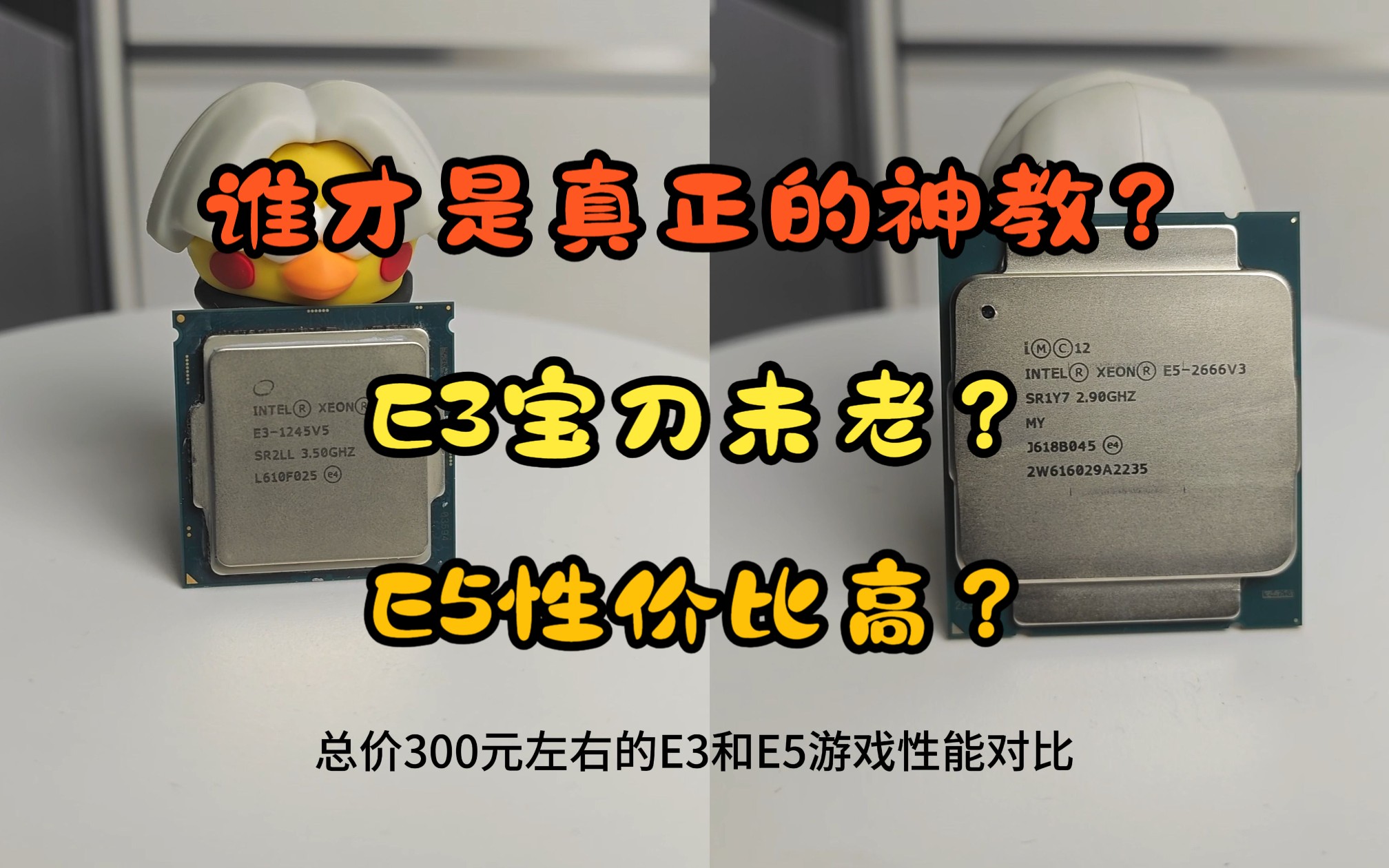 E3和E5谁才是性价比之王?10款主流游戏对比实测!谁才是真正的神教?哔哩哔哩bilibili