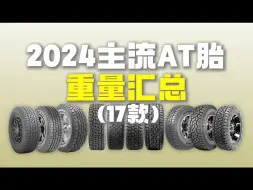 Download Video: 2024主流AT胎重量汇总，合计17款，看看你的AT胎有多重？