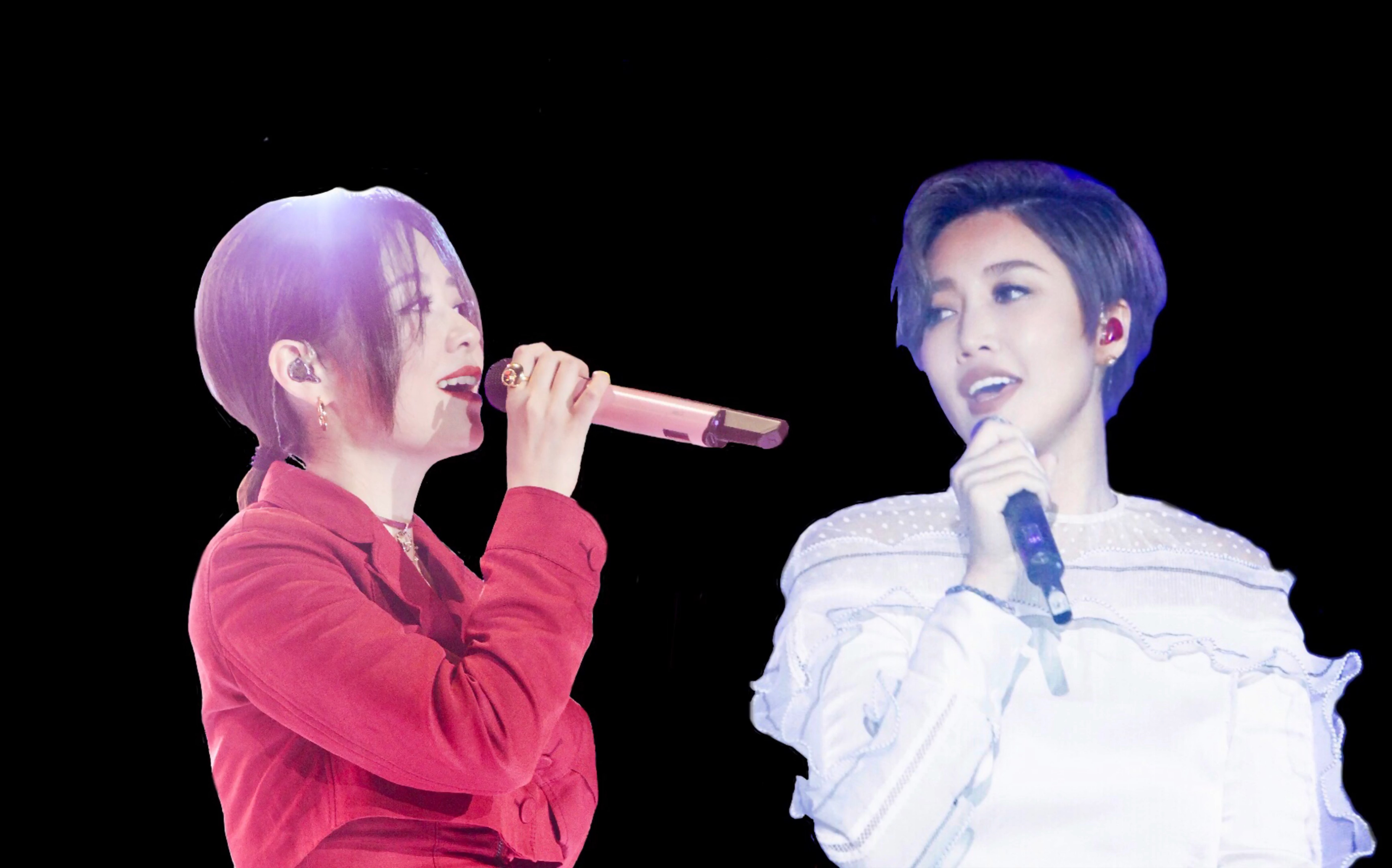 张靓颖x黄丽玲丽靓熊豚画心