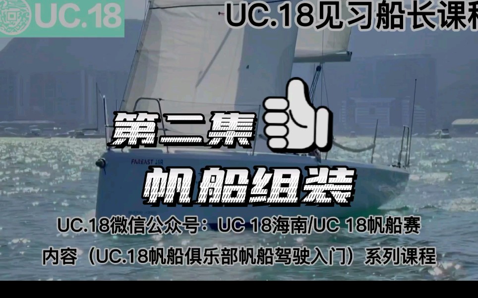 UC.18帆船教学系列之龙骨帆船组装哔哩哔哩bilibili