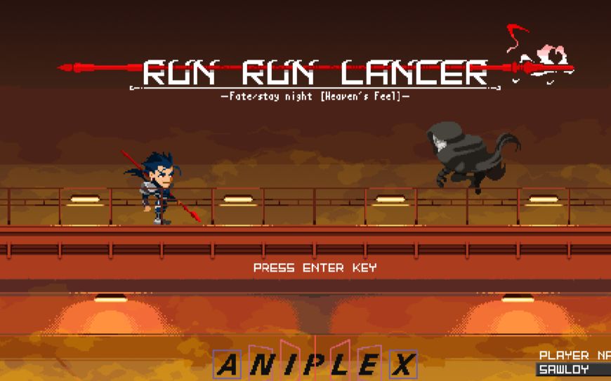 「FSN[HF]」第1章BD附赠小游戏「RUN!RUN!Lancer!」试玩哔哩哔哩bilibili