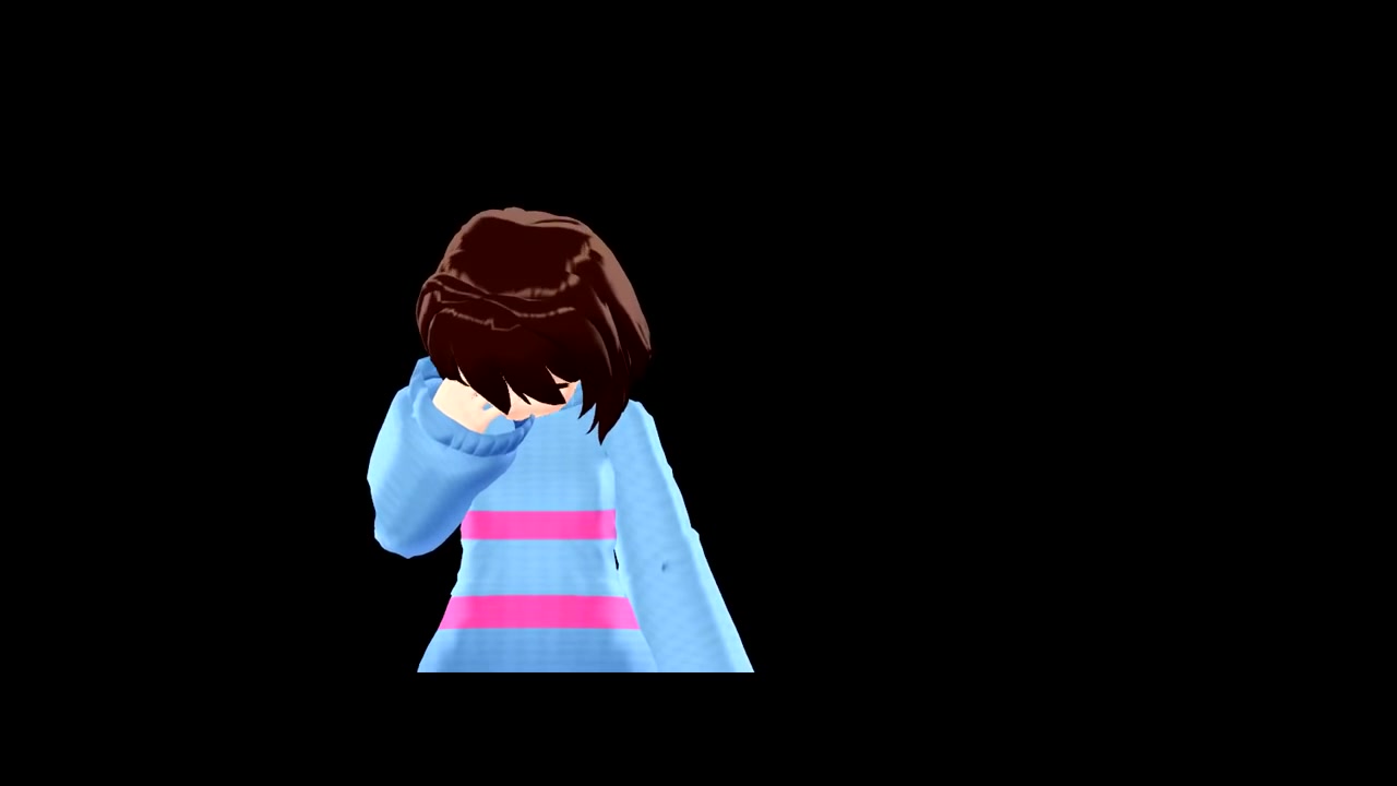 【传说之下mmd】frisk累了,不想保持决心了