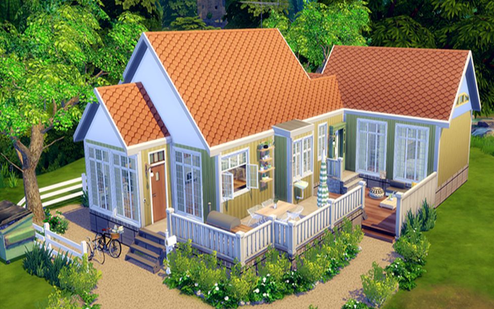 【模拟人生4速建】●小丸●画家姐姐的乡村小房子