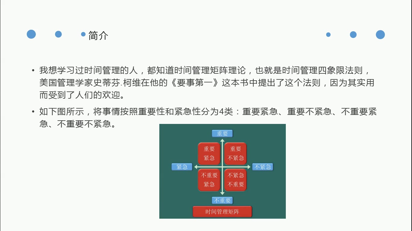 杨浩鸣:时间管理四象限法则,小学生时间管理四象限案例哔哩哔哩bilibili