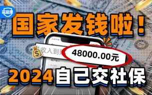 Tải video: 48000到账！薅国家羊毛，自己交社保的！这几笔钱一定要去领！【深蓝保】