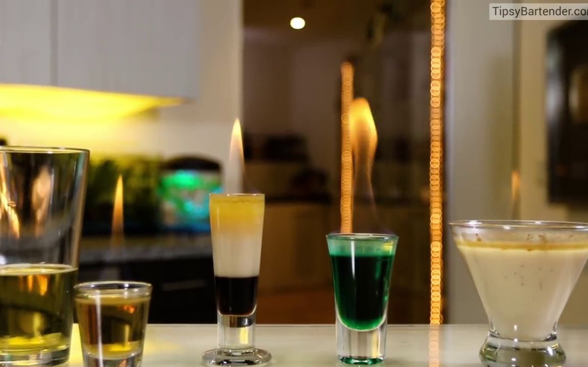 [图]燃烧版鸡尾酒！简单的一层高度酒做出炫酷的效果- Tipsy Bartender