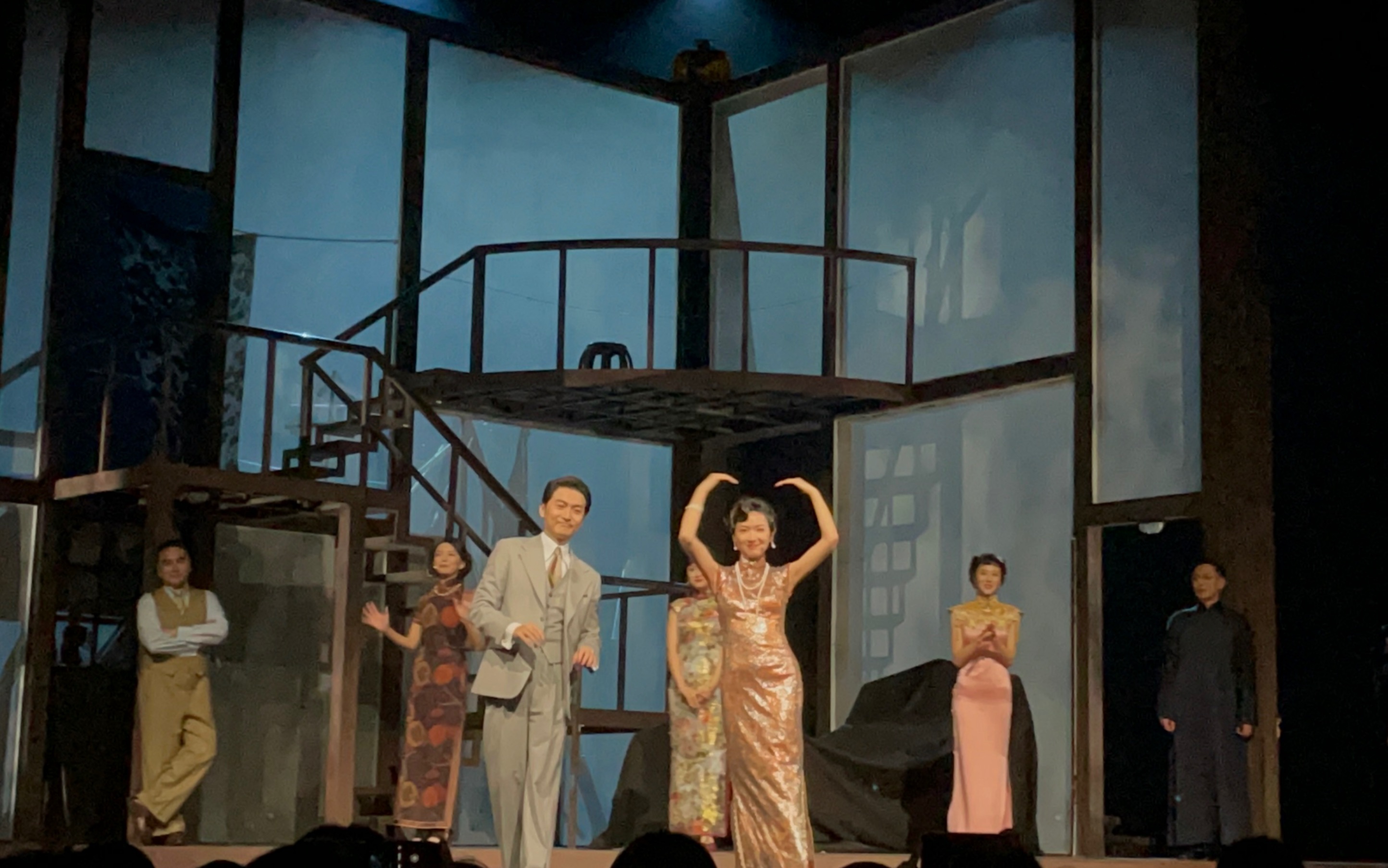 万茜 倾城之恋 0107北京 国家大剧院 谢幕