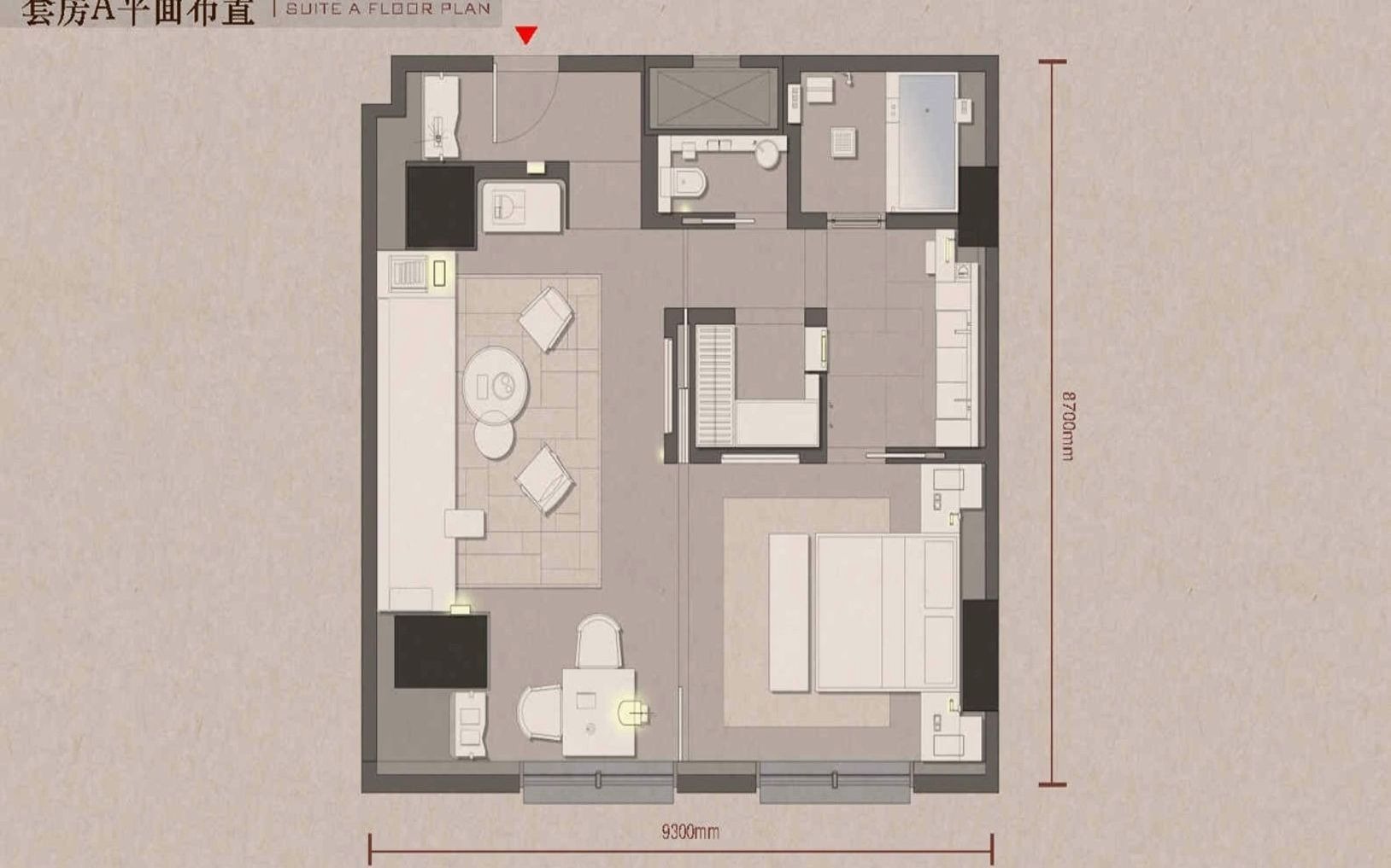 作品分享美食文案 #酒店案例 【琚宾】上海alila酒店套房部分方案设计