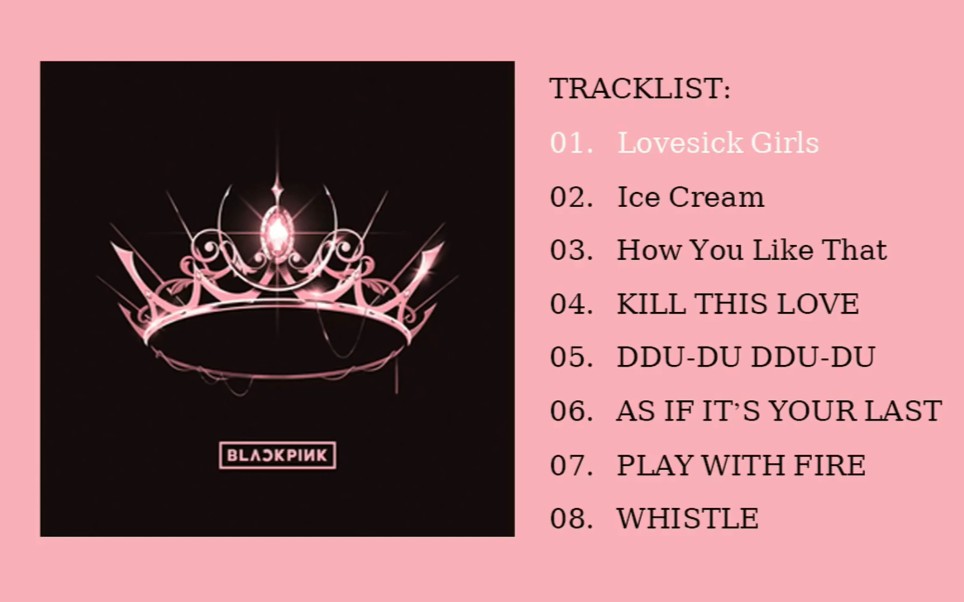 blackpink 歌单  篮系列
