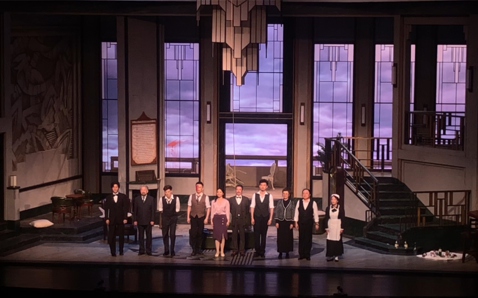 20200926话剧无人生还天津场谢幕