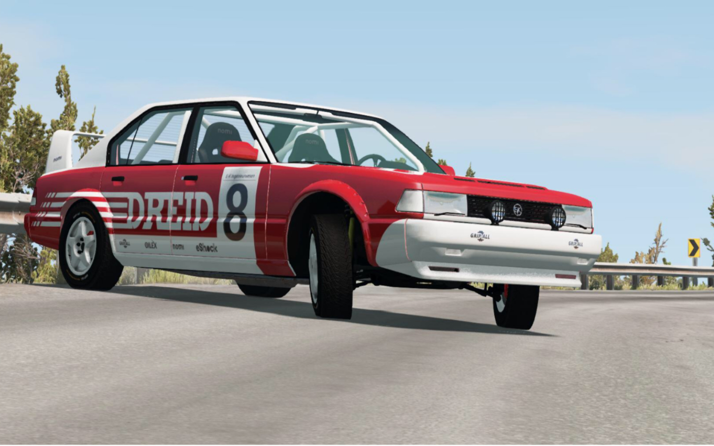 beamng情景模式下山拉力赛