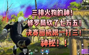 Download Video: 【神秘】七万伤！恐怖如斯！属于三排火狗的神了！