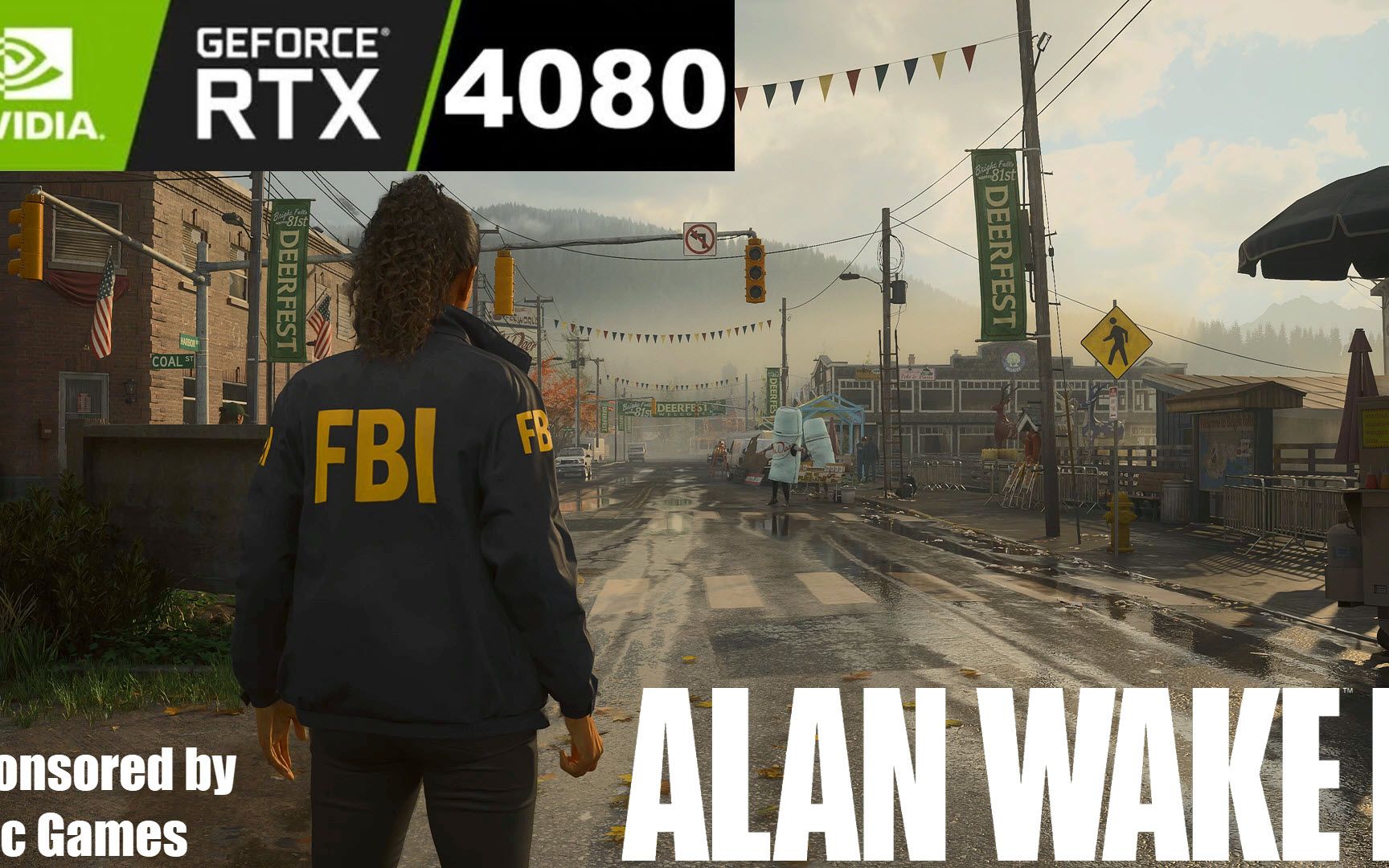 [图]Alan Wake 2 PC RTX 4080 路径追踪 4K Ultra 游戏（无帧率测试）| 后赞助商