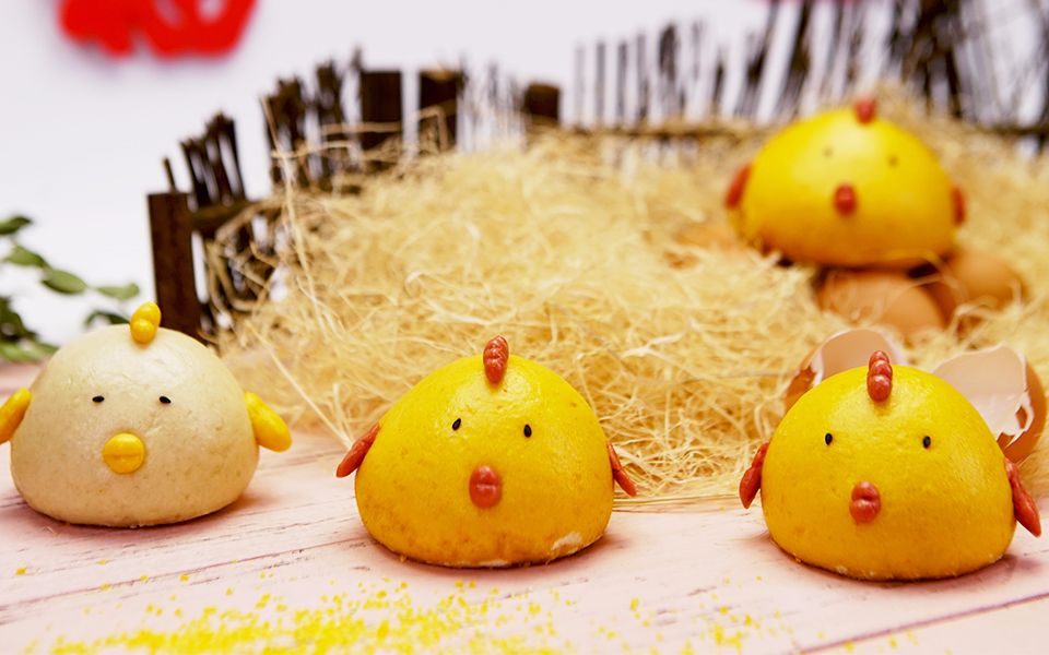 鸡年到,送你一锅萌萌哒小鸡馒头【魔力美食】_哔哩哔哩 (゜-゜)つロ
