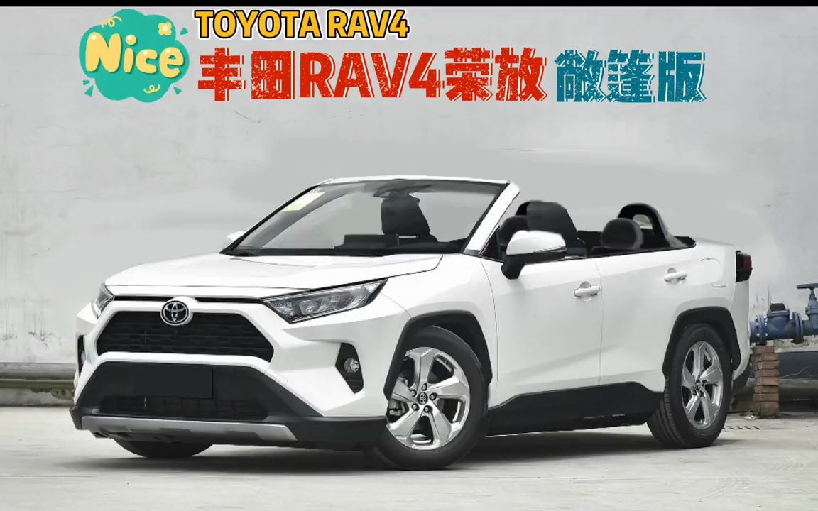 丰田rav4荣放敞篷跑车:兼顾美观和实用的四门suv跑车