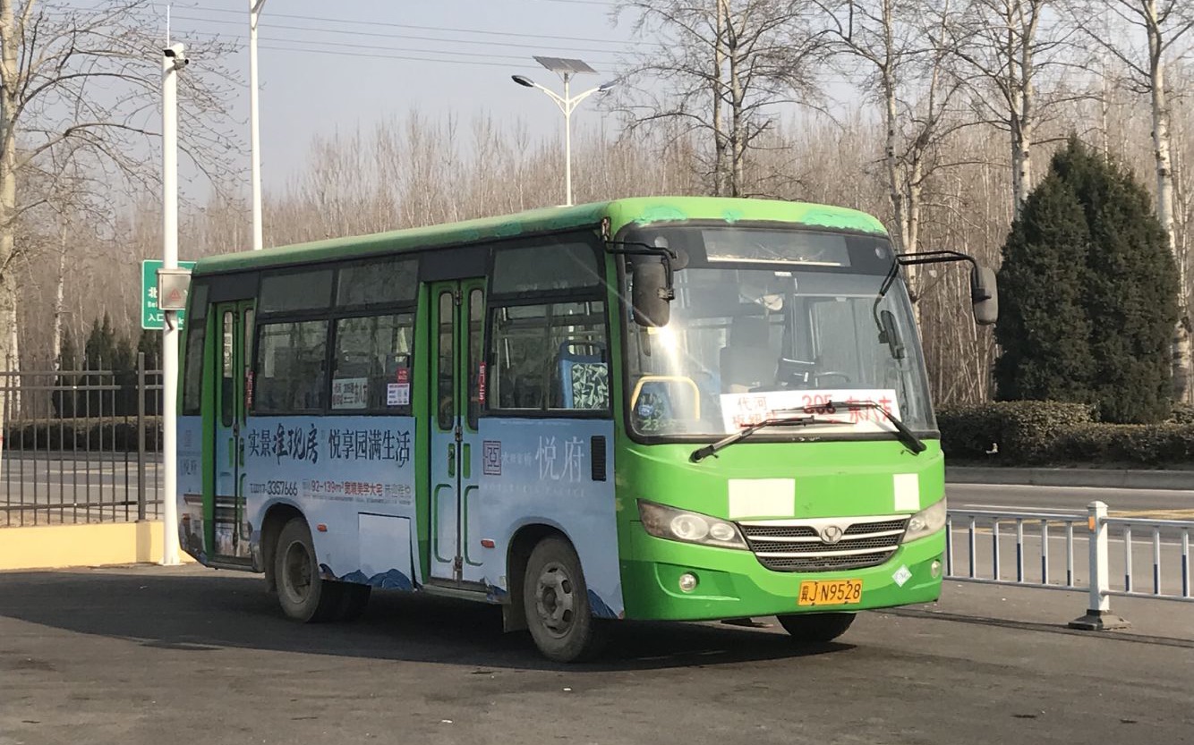 任丘公交 305路 pov 8倍速前方展望 东八方-代河枢纽站