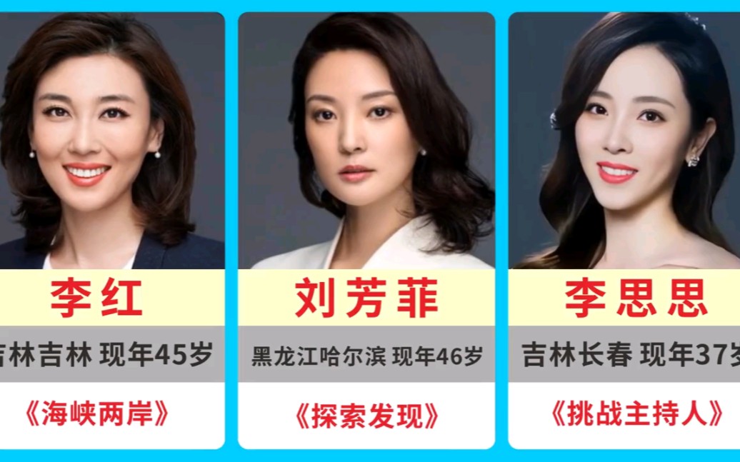 央视十大美女主持,谁是你心目中的第一?