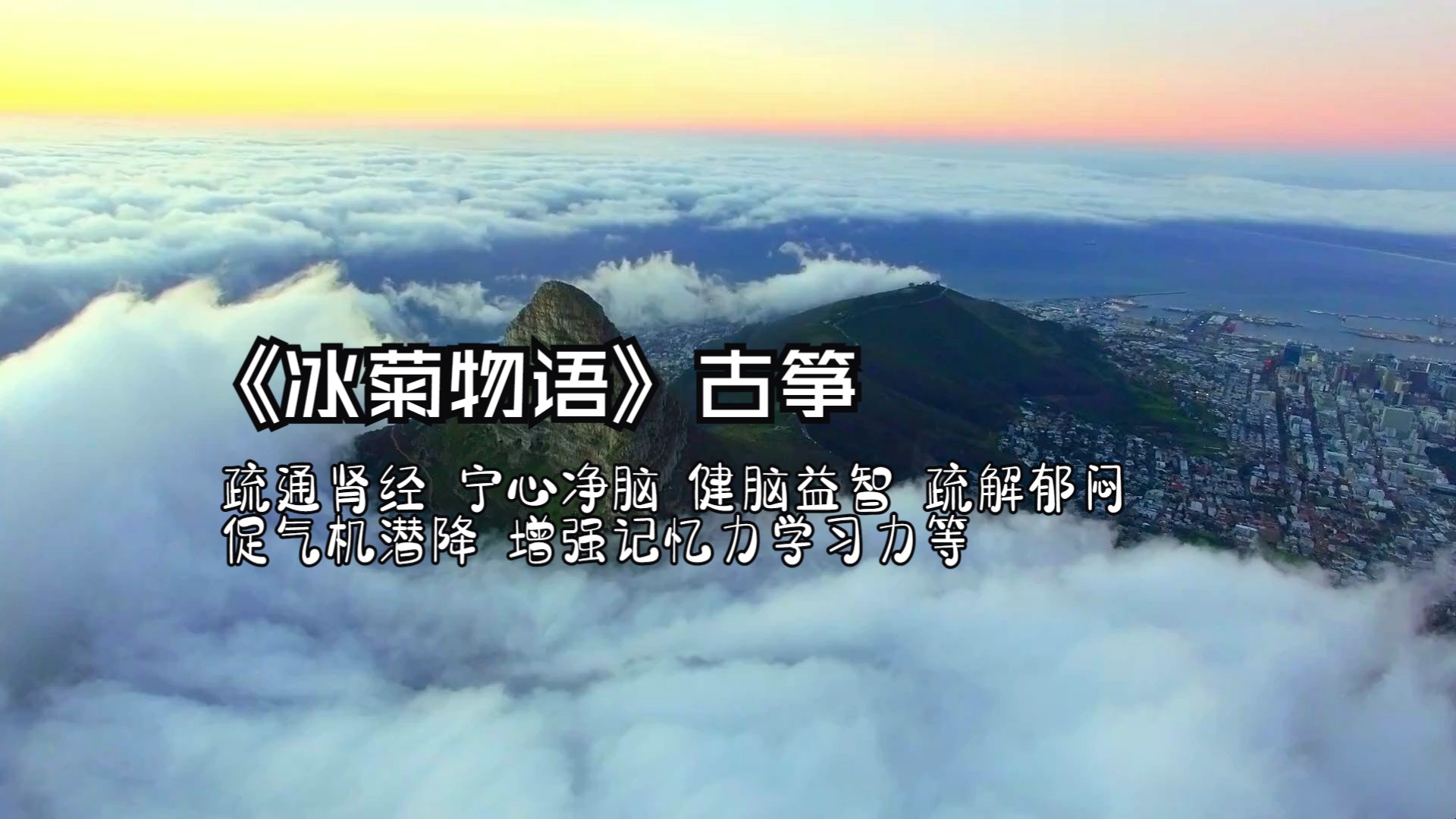 疏通肾经 疏解郁闷 缓解疲劳 婉约低沉 《冰菊物语》