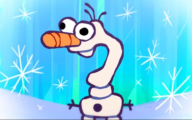 【油管搬运 冰雪奇缘恶搞】极度沙雕的冰雪奇缘!