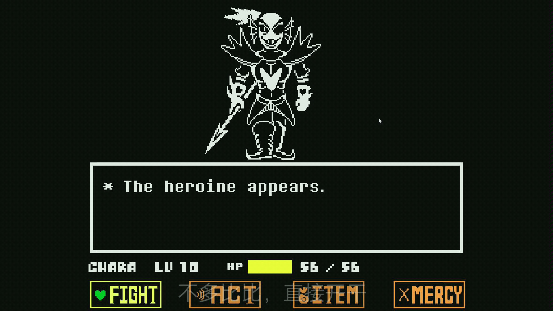 【传说之下boss战】《传说之下》决心鱼无伤过