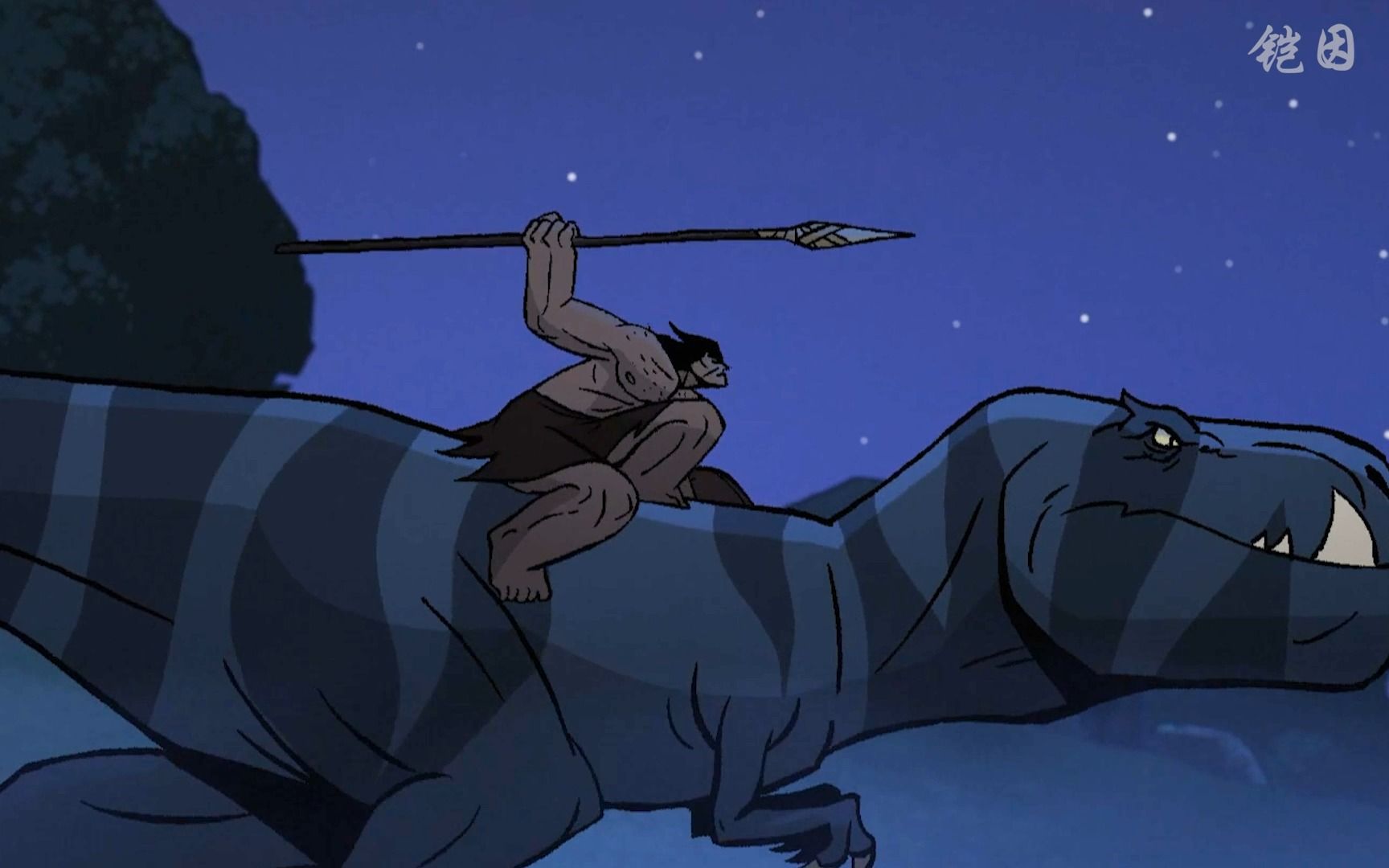 史前战纪男人干掉灰熊人来到敌人据点成功找到米亚