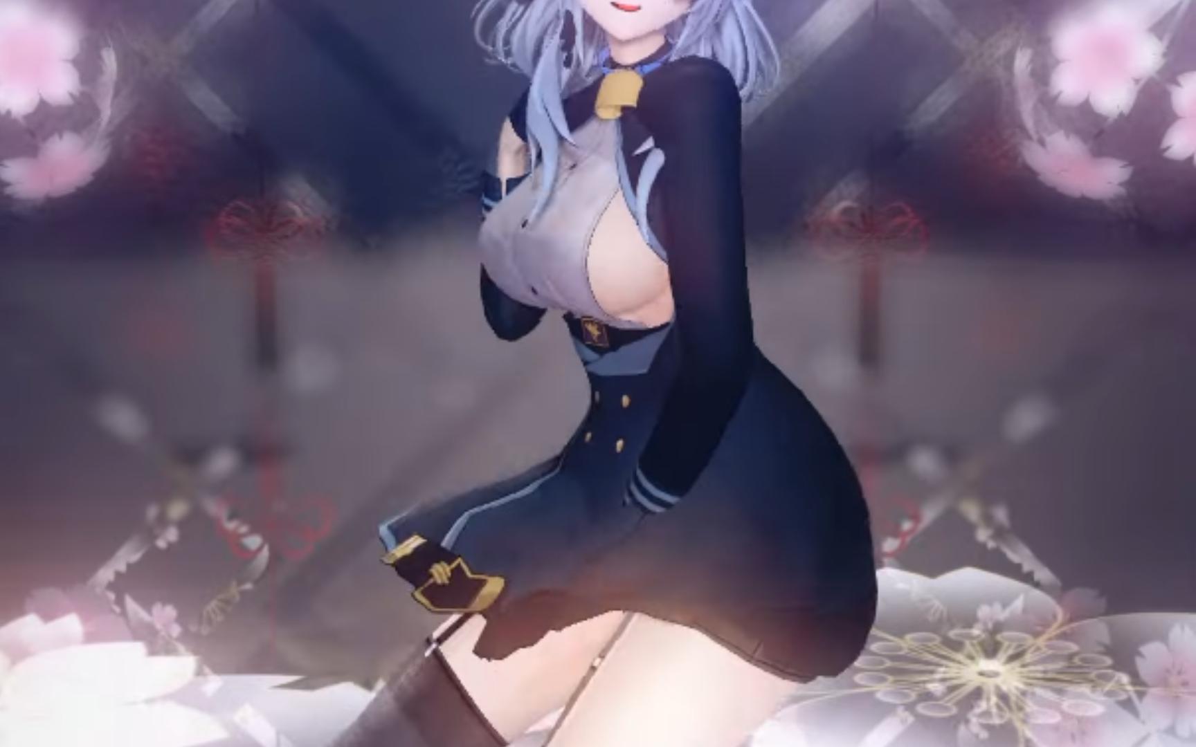 【ブルーアーカイブ(Blue Archive) KKMMD】天雨 アコ(Amau Ako)【AOA(Short Hair)】 #mmd #ブルー哔哩哔哩bilibili