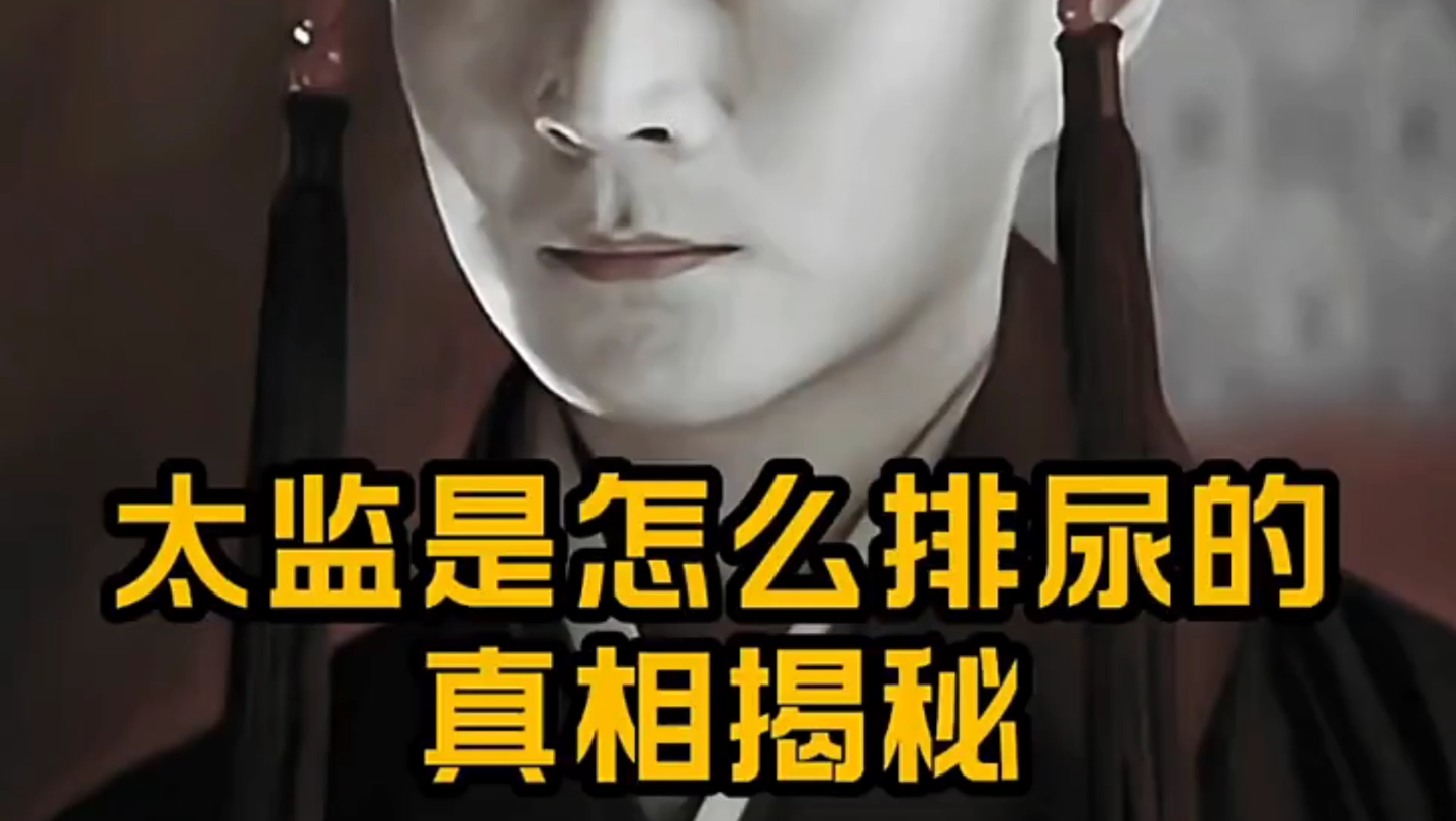 活动作品你知道古代太监是怎么排尿的吗