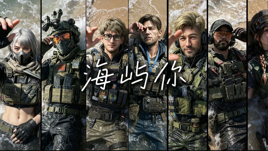 【AI三角洲全干员】《海屿你》这回忆的漩涡，快要把我吞没