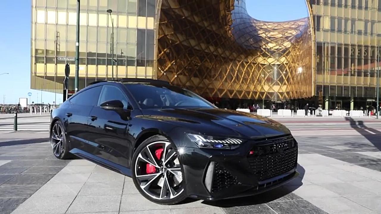 【就问你香不香】2021款奥迪rs7 全黑v8t 600马力_哔哩哔哩 (゜-゜)つ