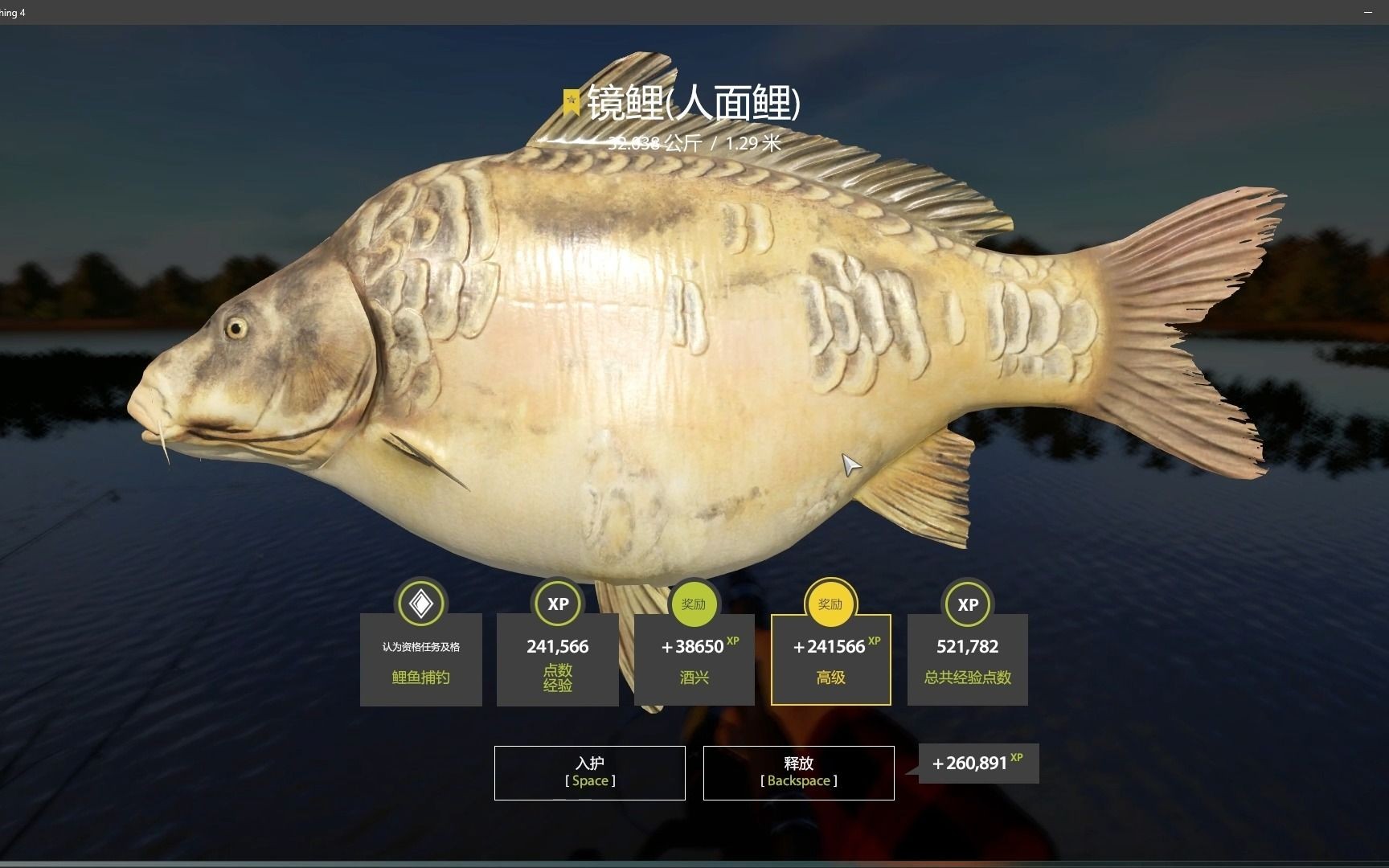 俄罗斯钓鱼4:鲤鱼湖的快乐时光!