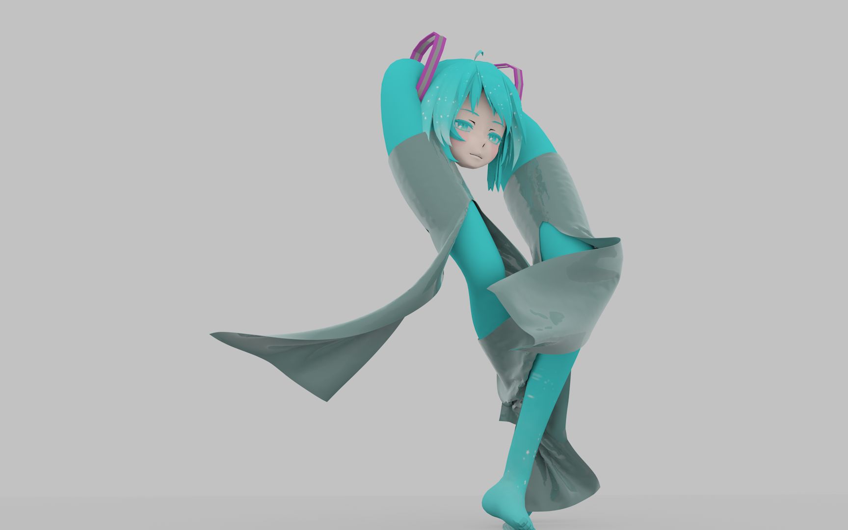 丝滑布料美丽腿音