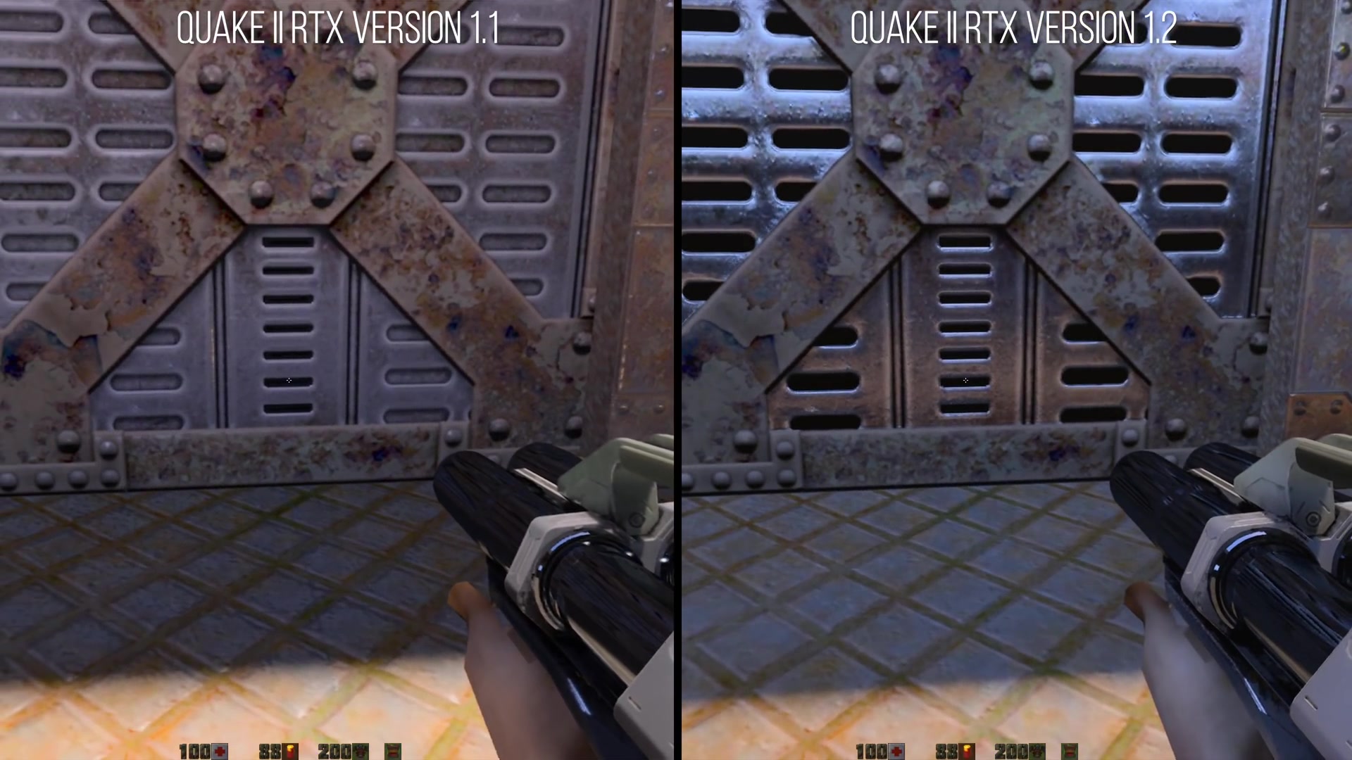 quake 2 rtx upgraded- v1.2 开启新的光追特性,动态分辨率以及更多!