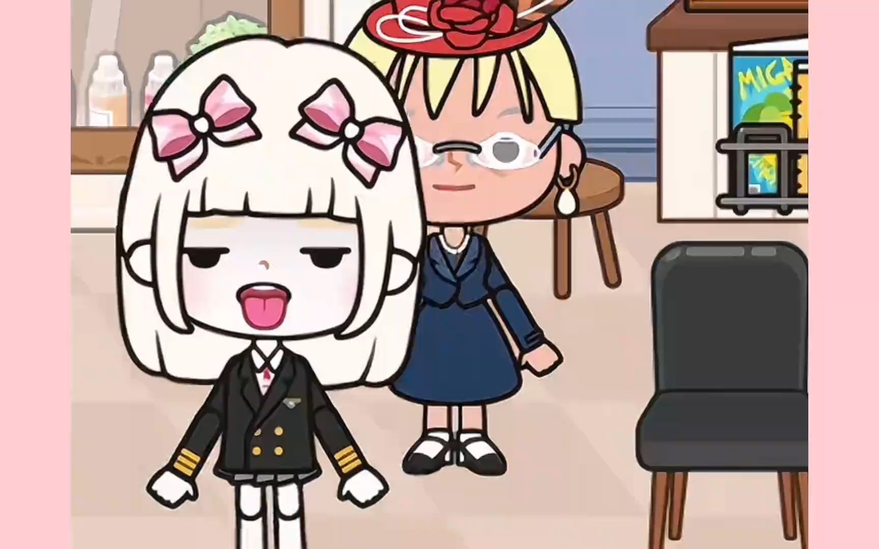 米加小镇第一天去学校上课当老师