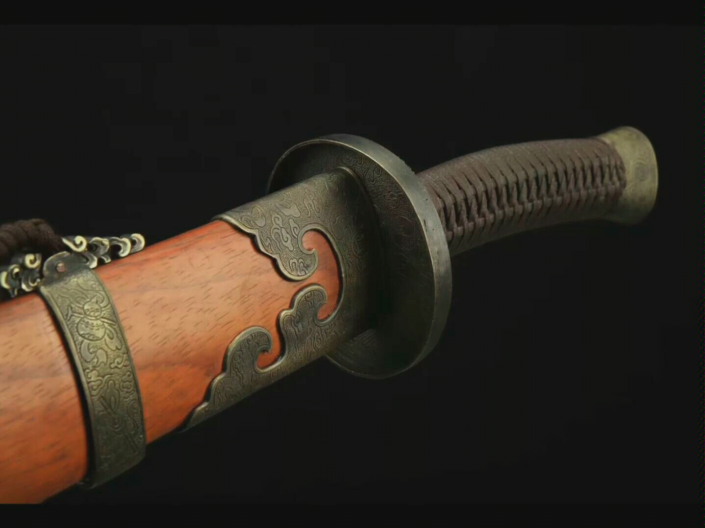 雁翎刀 龙泉宝剑 和风堂美术刀剑