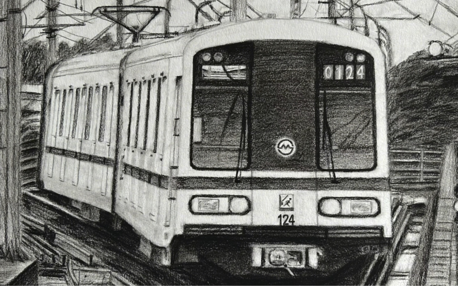 《经典再现》上海地铁绘画作品8
