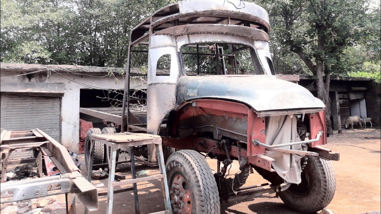 [搬] Pakistani truck 如何制作床上用品卡车和床上用品底盘修理哔哩哔哩bilibili