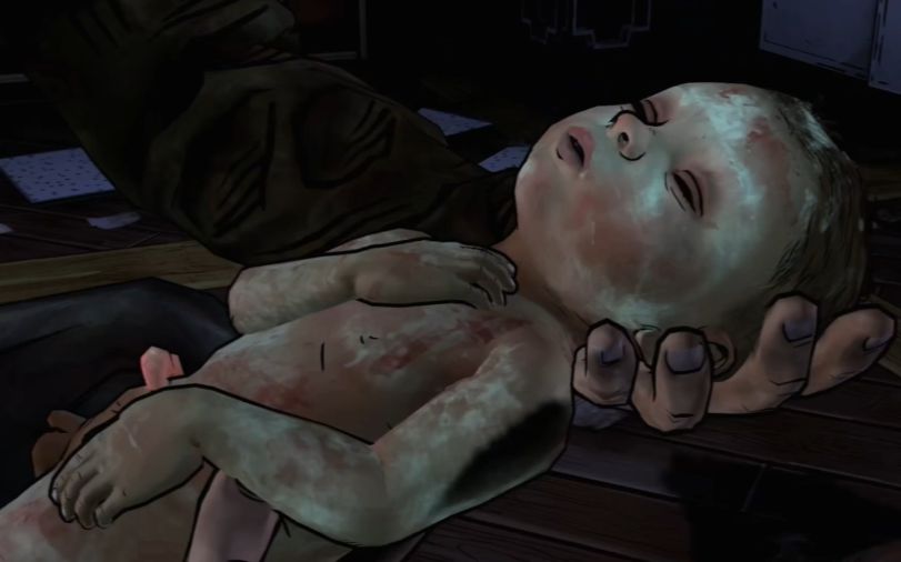 行尸走肉楚河阻挡丧尸潮让孩子得以诞生世上延续火种