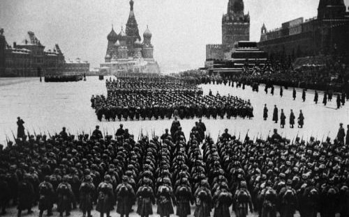 1941年莫斯科红场阅兵图片