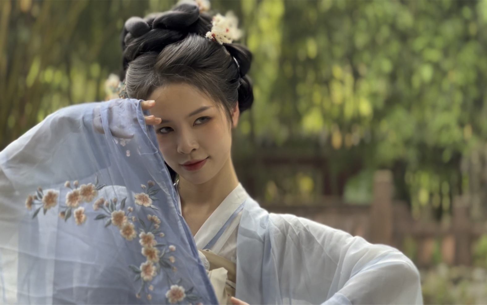 成都望江公园古装美女