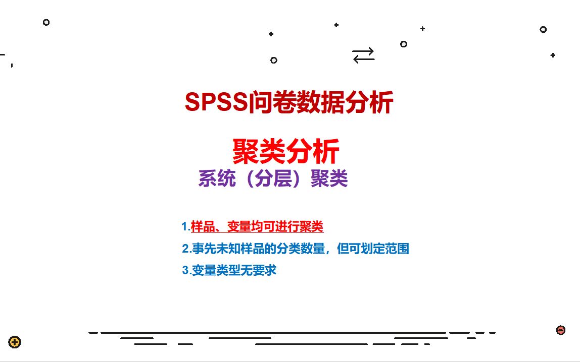 SPSS数据分析——聚类分析:系统聚类(分层聚类)哔哩哔哩bilibili