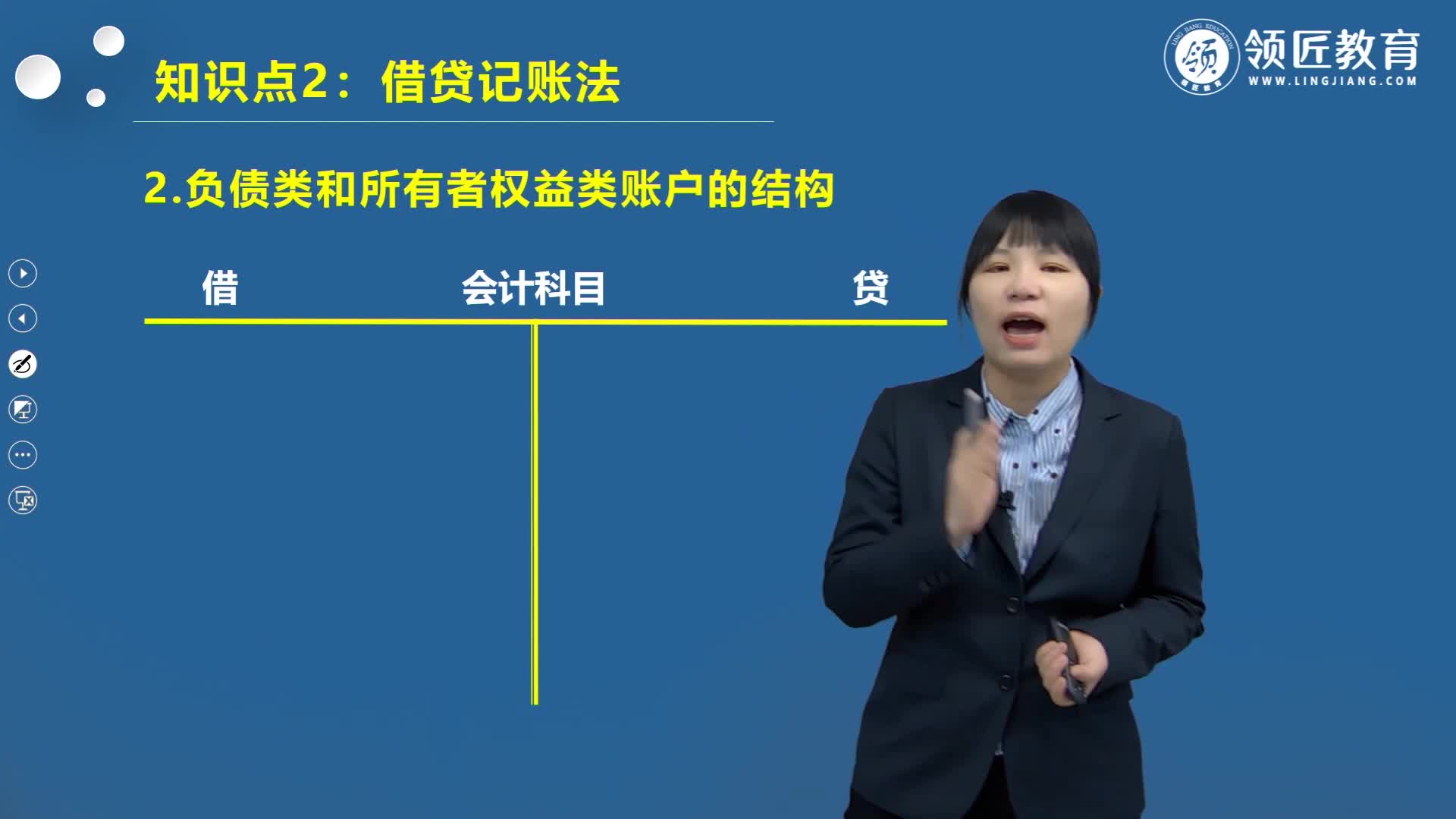 【领匠教育】李攀初级会计师负债类和所有者权益类账户的结构哔哩哔哩bilibili